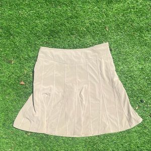 Beige athleta midi skirt